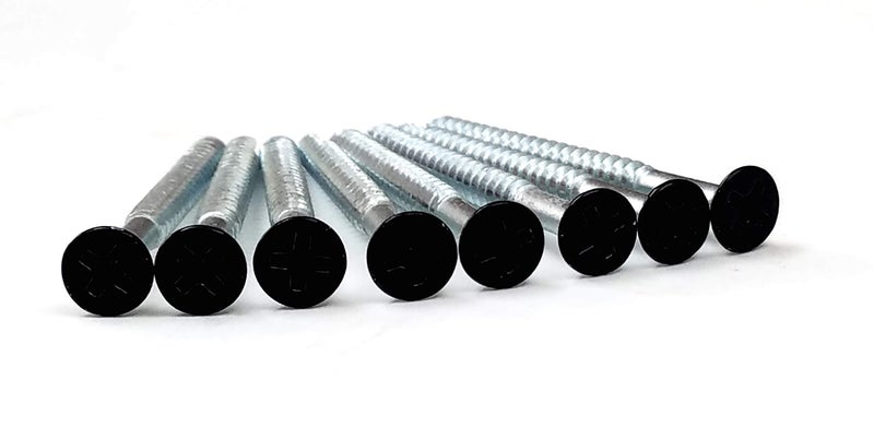 Hinge Outlet Wood Screws, Heavy-Duty Screws for Doors, Cabinets, Furniture & DIY Projects (Black, 9 X 2 1/4, 24 Pack) - Image 2